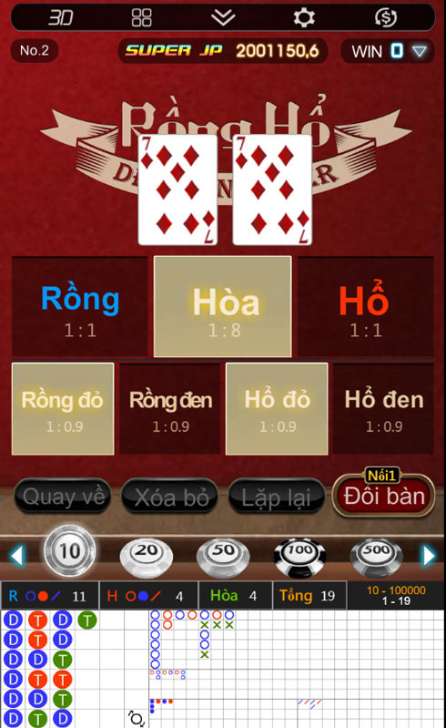 Game Rồng Hổ 3D